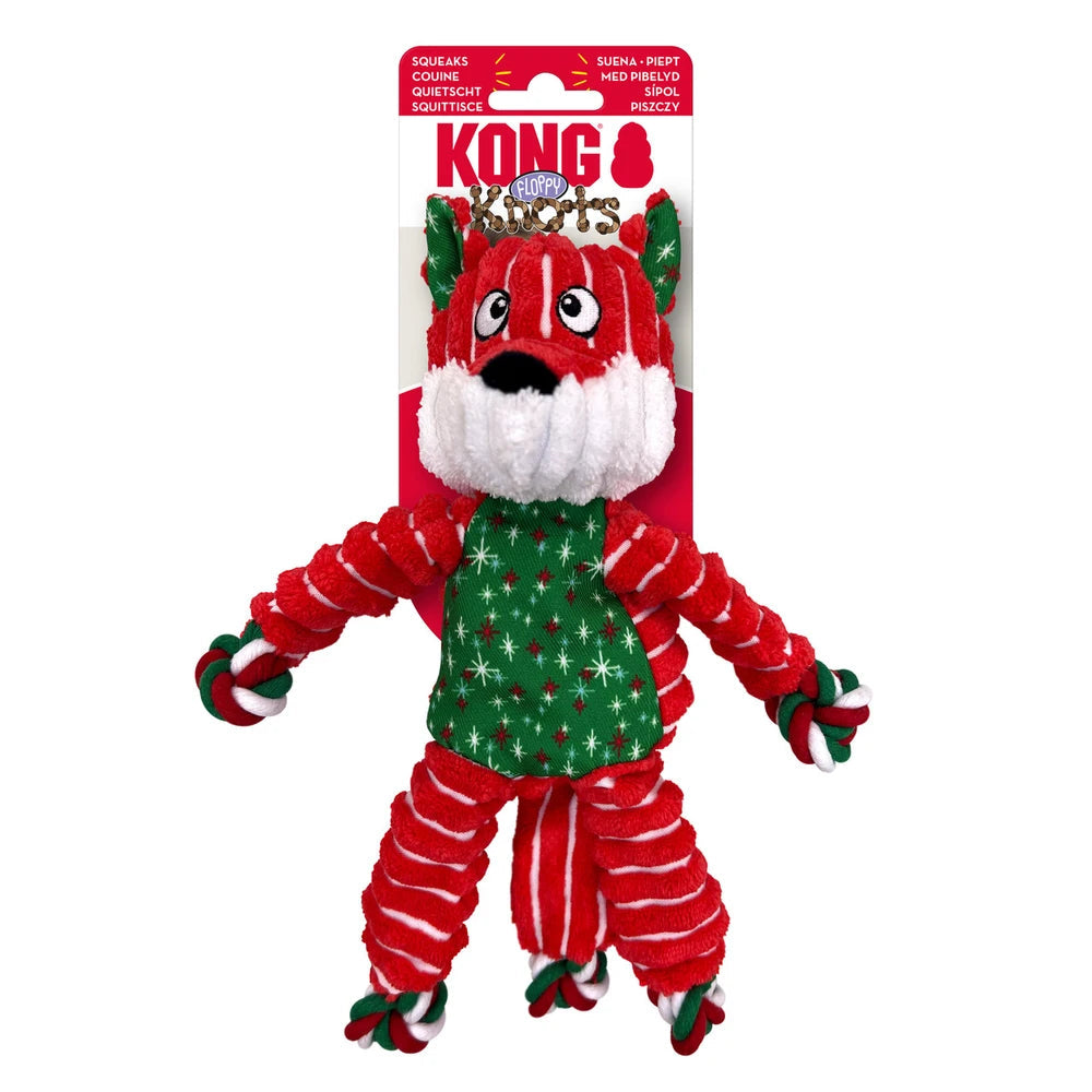 Kong Floppy Knots Fox S/M Juguete para Perros al mejor precio -todoastorenimal.com