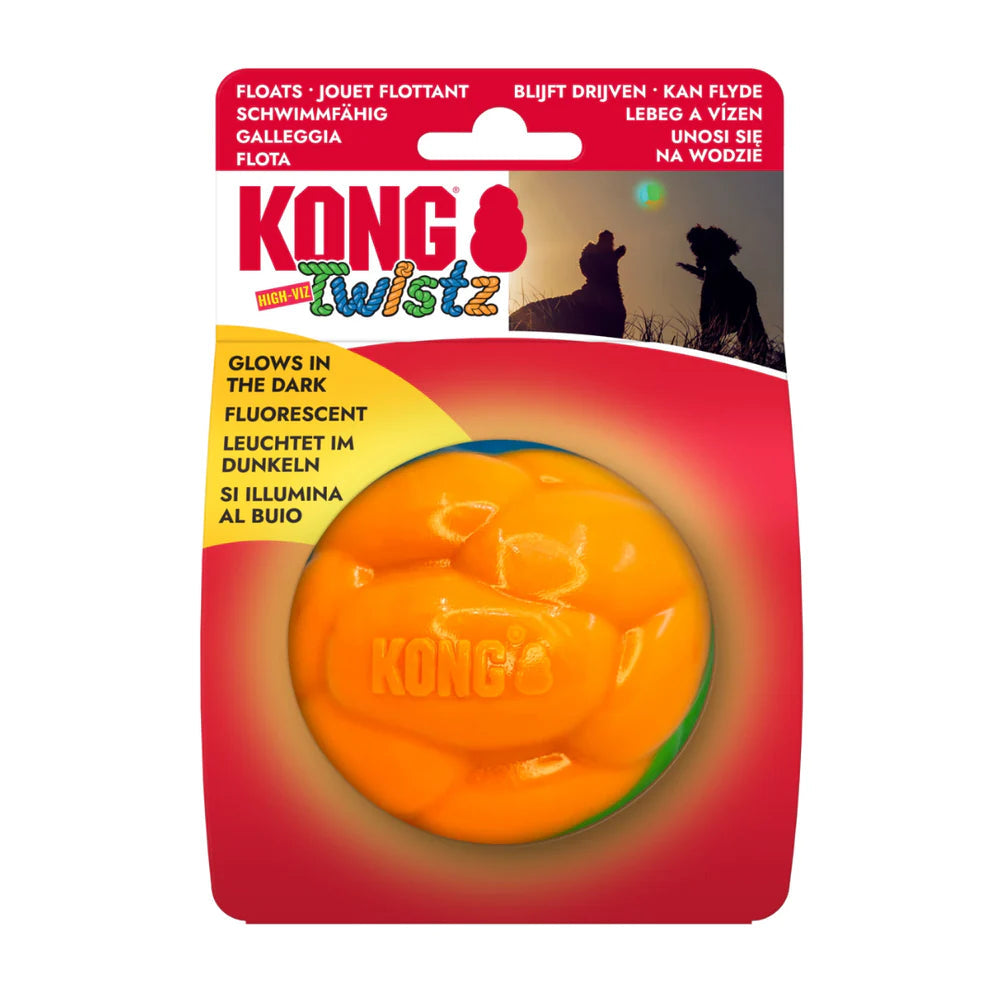 Kong Twistz High-Viz Juguete Reflectante para Perros al mejor precio -todoastorenimal.com
