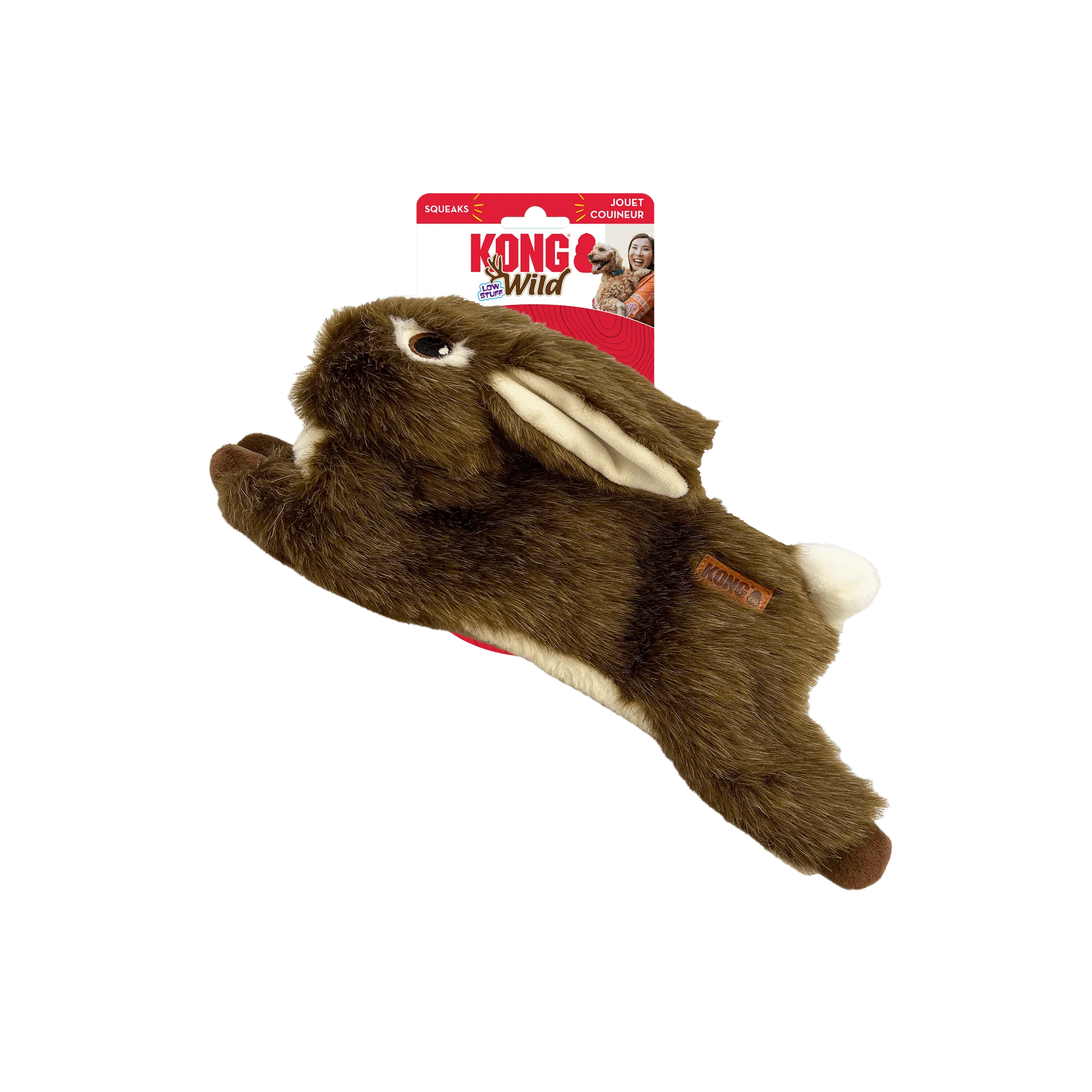 Kong Wild Low Stuff Liebre M Juguete para Perros al mejor precio -todoastorenimal.com