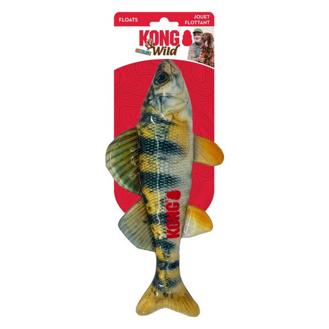 Kong Wild Shieldz Trout M Juguete para Perros al mejor precio -todoastorenimal.com