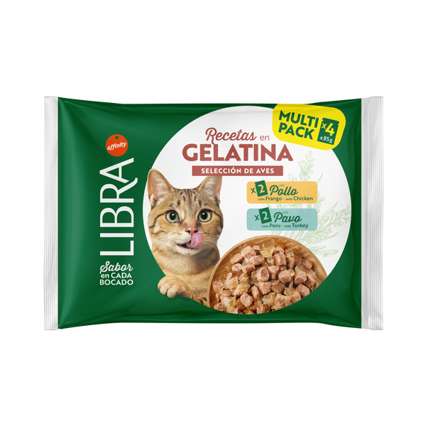 Libra Paté en Gelatina de Pollo y Pavo Comida Húmeda para Gatos al mejor precio -todoastorenimal.com