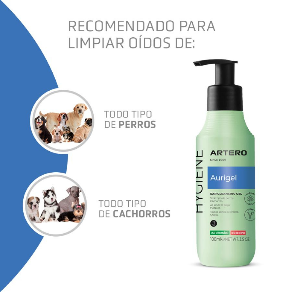 Limpiador Auricular Aurigel 100 ml al mejor precio -todoastorenimal.com