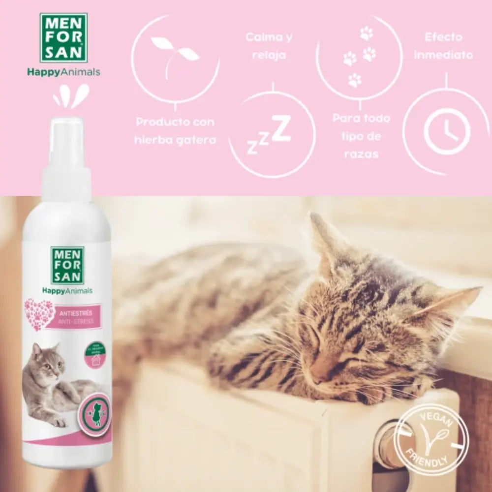 Menforsan Antiestres Gatos 125 ml al mejor precio -todoastorenimal.com