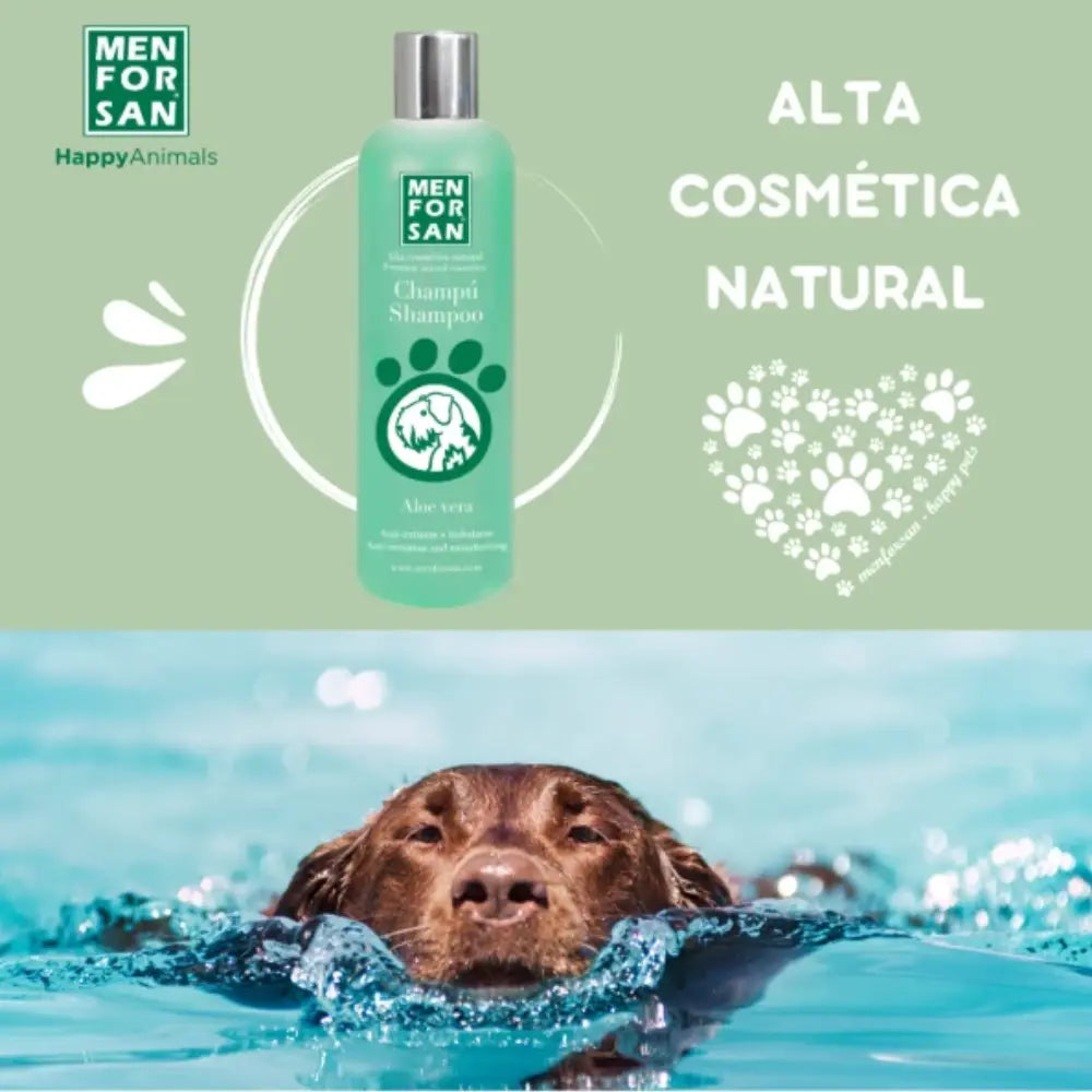 Menforsan Champú Aloe Vera 1L al mejor precio -todoastorenimal.com
