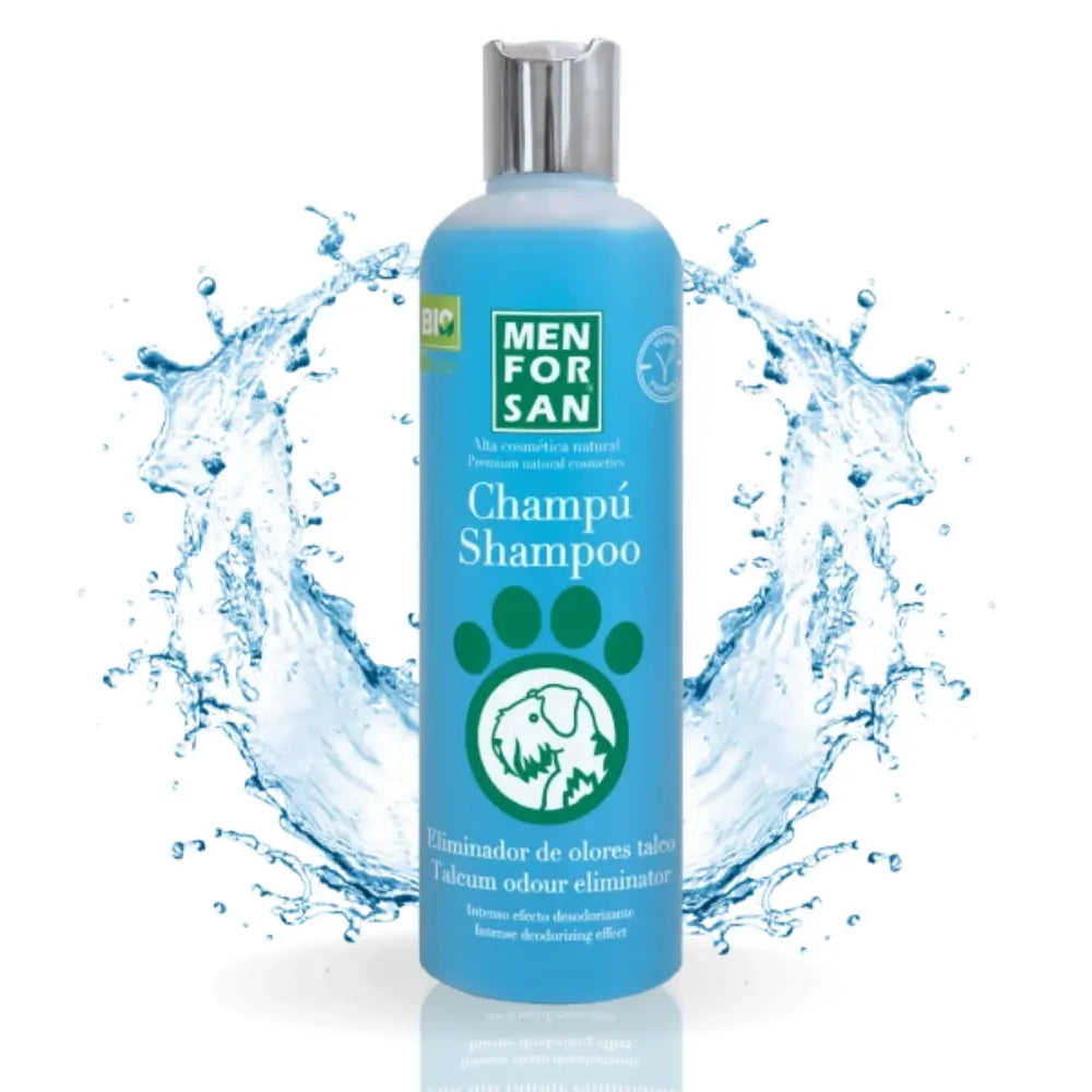 Menforsan Champú Eliminador de Olores Talco 300 ml al mejor precio -todoastorenimal.com