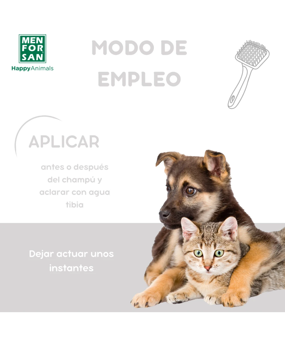 Menforsan Desenredante Acondicionador para Perros y Gatos al mejor precio -todoastorenimal.com