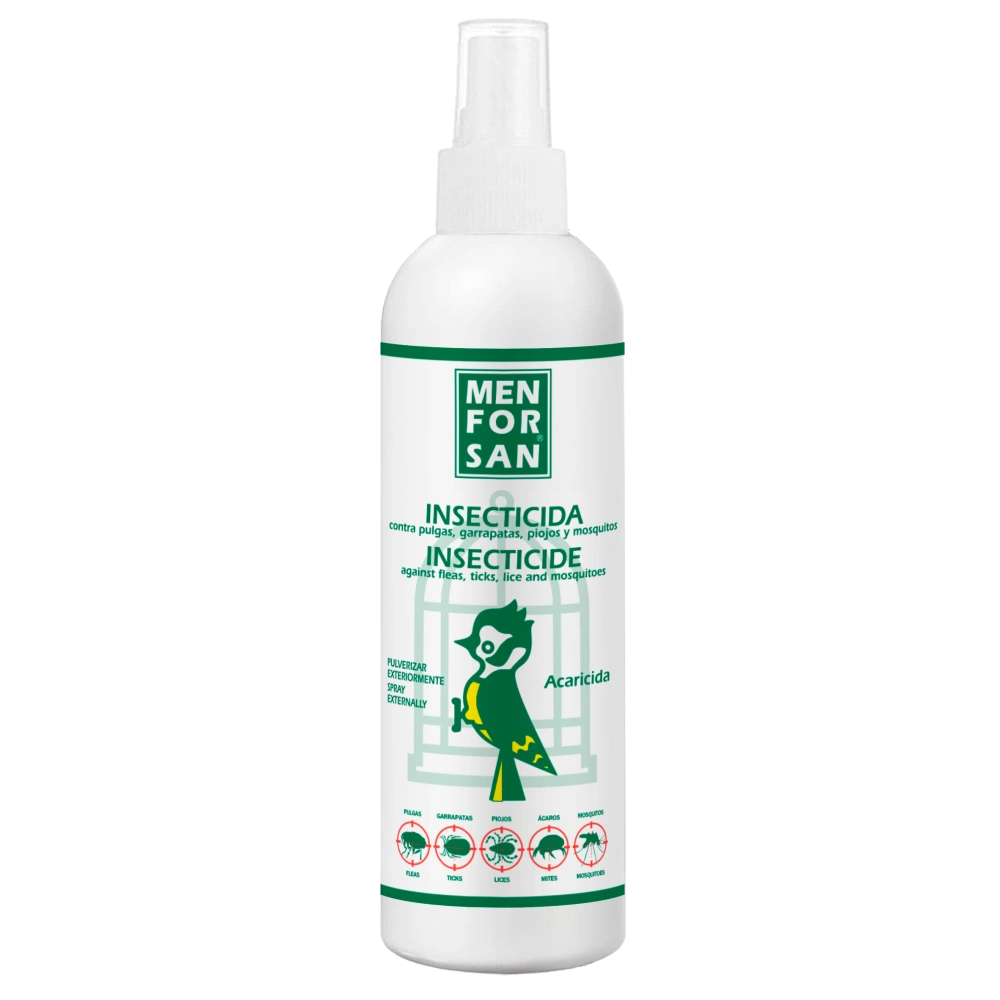 Menforsan Insecticida Pájaros 250 ml Spray al mejor precio -todoastorenimal.com