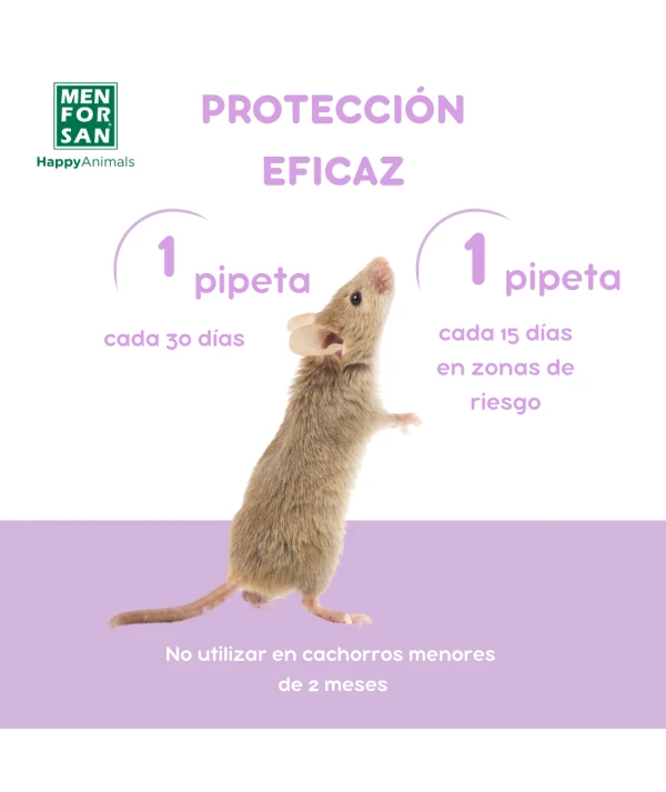 Menforsan Pipeta Antiinsectos para Roedores, Conejos y Hurones al mejor precio -todoastorenimal.com