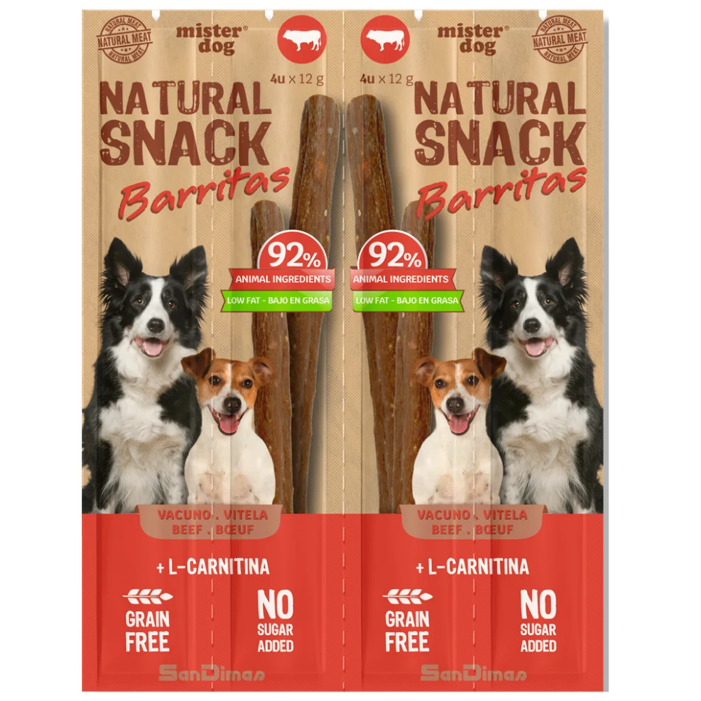 Mister Dog Snack Natural para Perros al mejor precio -todoastorenimal.com