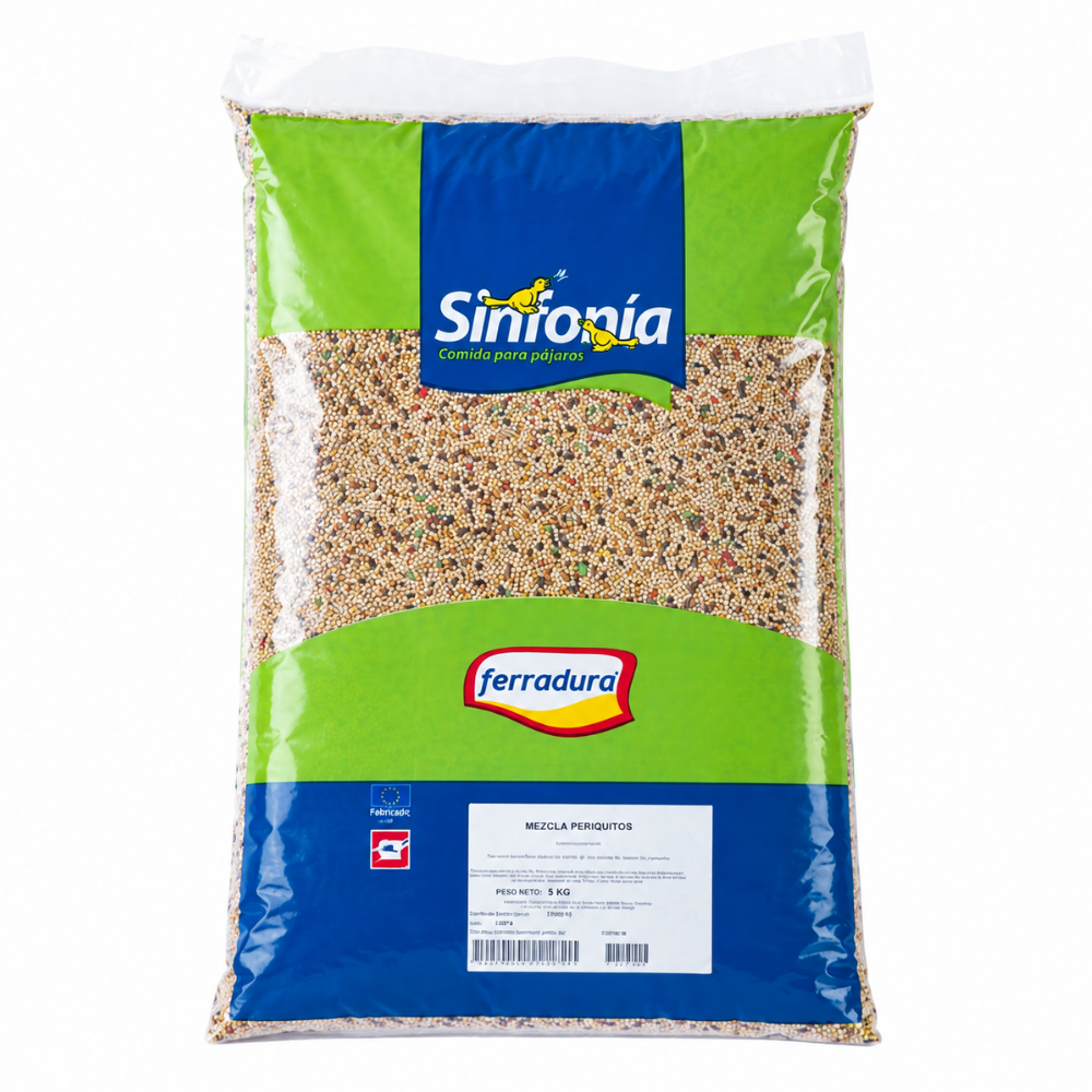 Mixtura Periquitos Sinfonia Bolsa 5K. al mejor precio -todoastorenimal.com