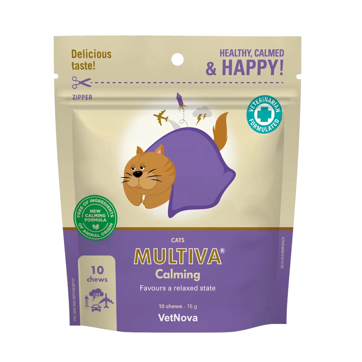 Multiva Calming Gatos Veggie (Relax) al mejor precio -todoastorenimal.com