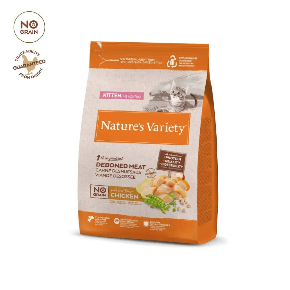 Nature'S Variety Cat No Grain Kitten Chicken Pienso con Pollo para Gatitos al mejor precio -todoastorenimal.com