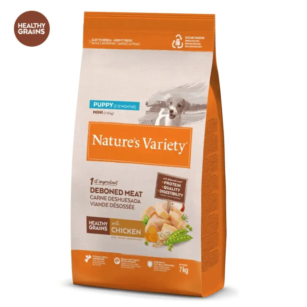 Nature'S Variety Healthy Grains Puppy Pollo 3 kg al mejor precio -todoastorenimal.com