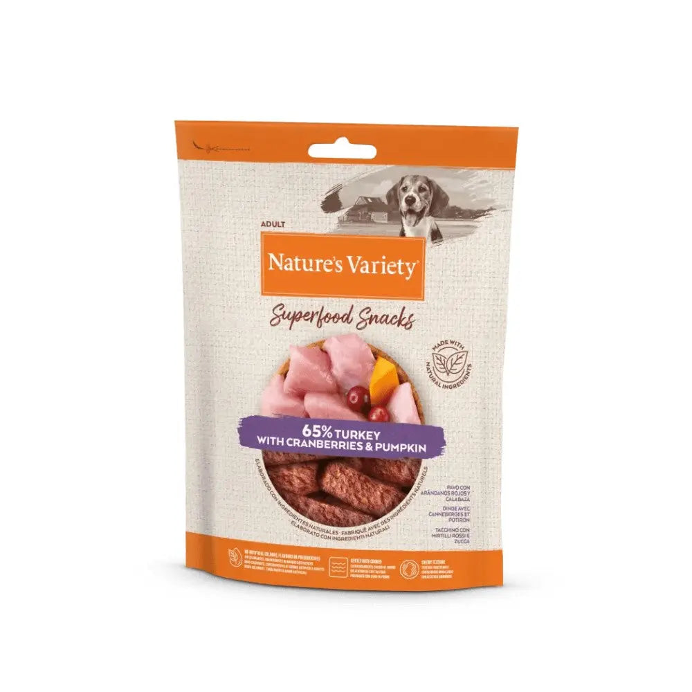 Nature'S Variety Superfood Snacks Naturales para Perros 85 g al mejor precio -todoastorenimal.com