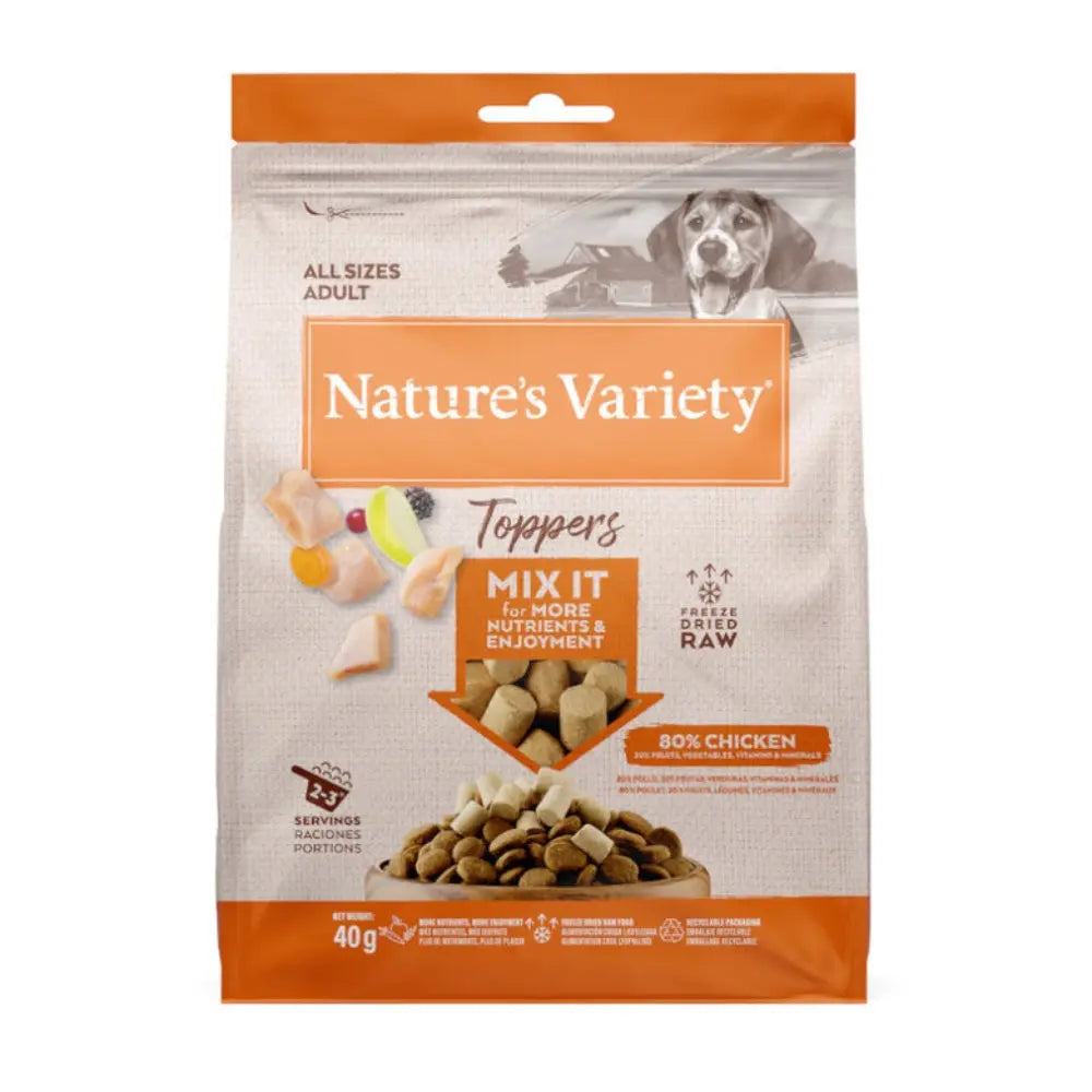 Nature'S Variety Toppers Liofilizados para Perros 40 g al mejor precio -todoastorenimal.com