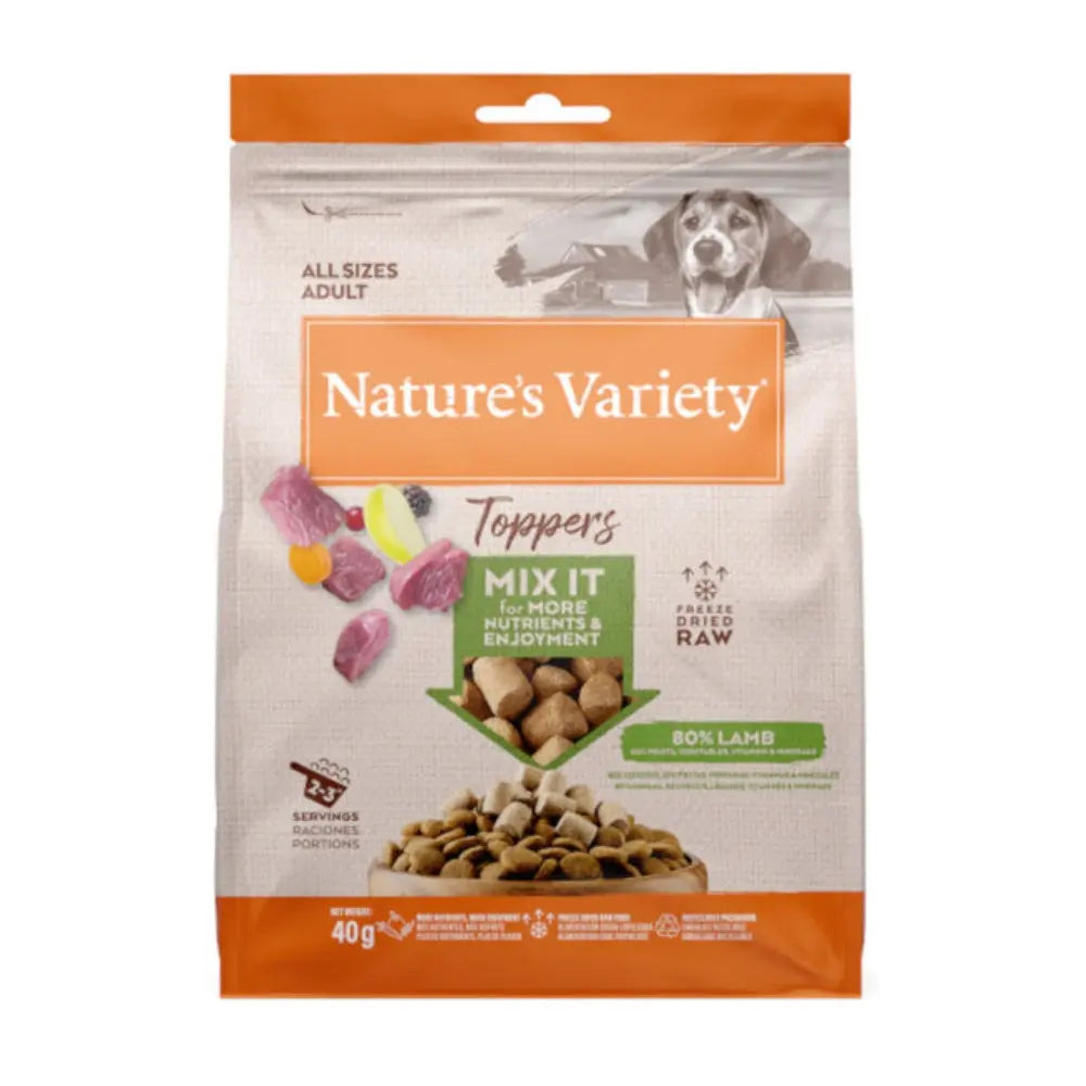 Nature'S Variety Toppers Liofilizados para Perros 40 g al mejor precio -todoastorenimal.com
