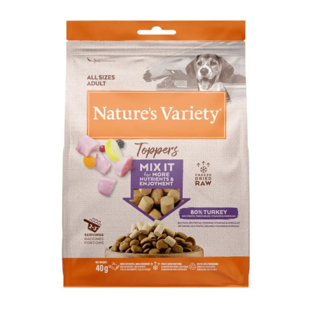 Nature'S Variety Toppers Liofilizados para Perros 40 g al mejor precio -todoastorenimal.com