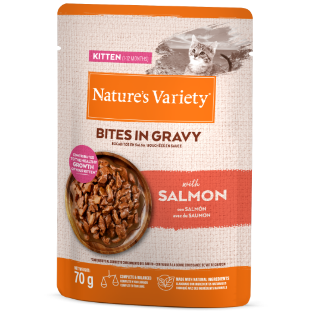 Nature's Variety Bocaditos en Salsa 70 g Comida Húmeda para Gatos al mejor precio -todoastorenimal.com