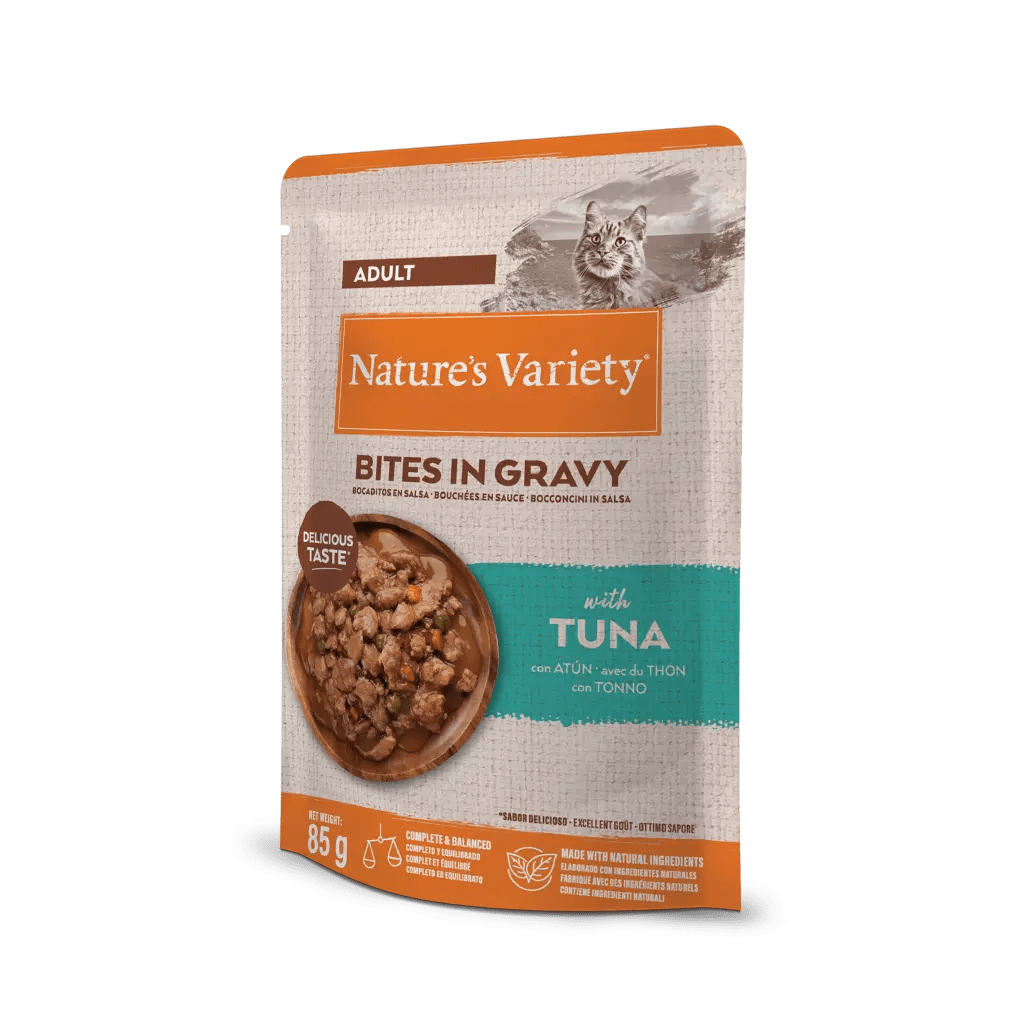 Nature's Variety Bocaditos en Salsa 85 g Comida Húmeda para Gatos al mejor precio -todoastorenimal.com