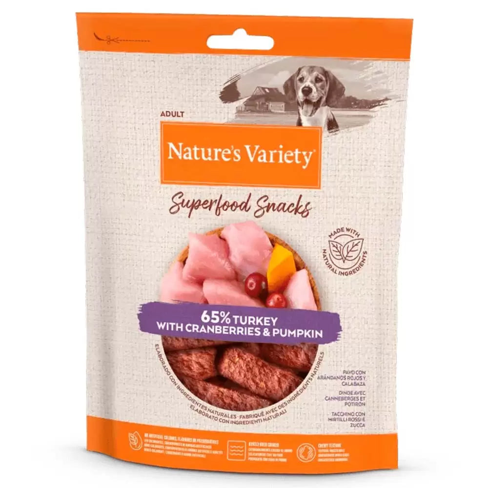 Nature's Variety DeliBars Superfood Pavo Snack para Perros al mejor precio -todoastorenimal.com