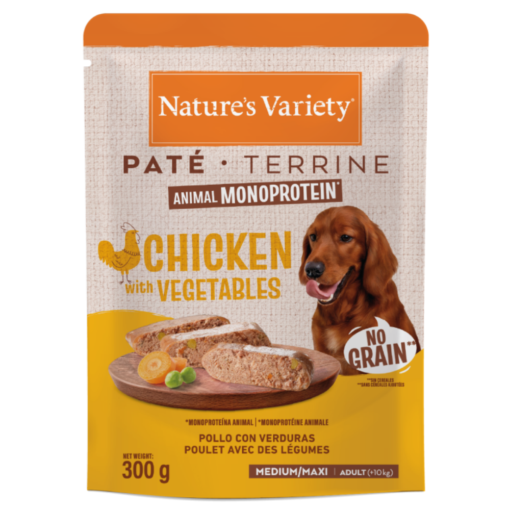 Nature's Variety Original Paté Medium Maxi 300 g Comida Húmeda para Perros al mejor precio -todoastorenimal.com