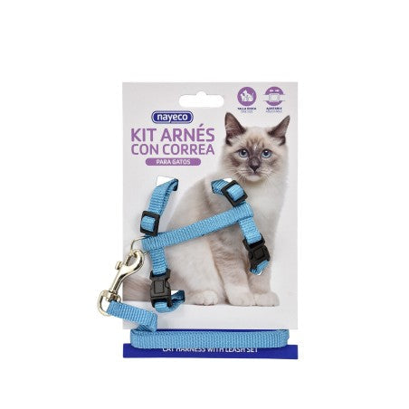 Nayeco Arnés y Correa Basic para Gato al mejor precio -todoastorenimal.com