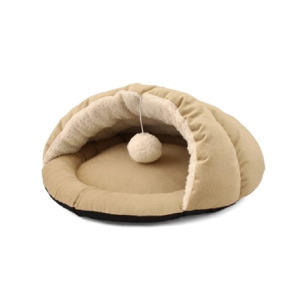 Nayeco Cuna Cueva para Gatos con Pelota 45x43x25cm al mejor precio -todoastorenimal.com