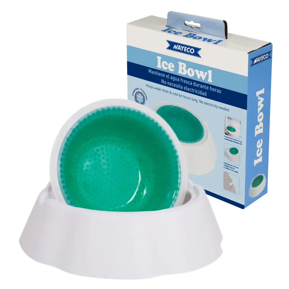 Nayeco Ice Bowl Bebedero Agua Fría 450 ml para Perros y Gatos al mejor precio -todoastorenimal.com