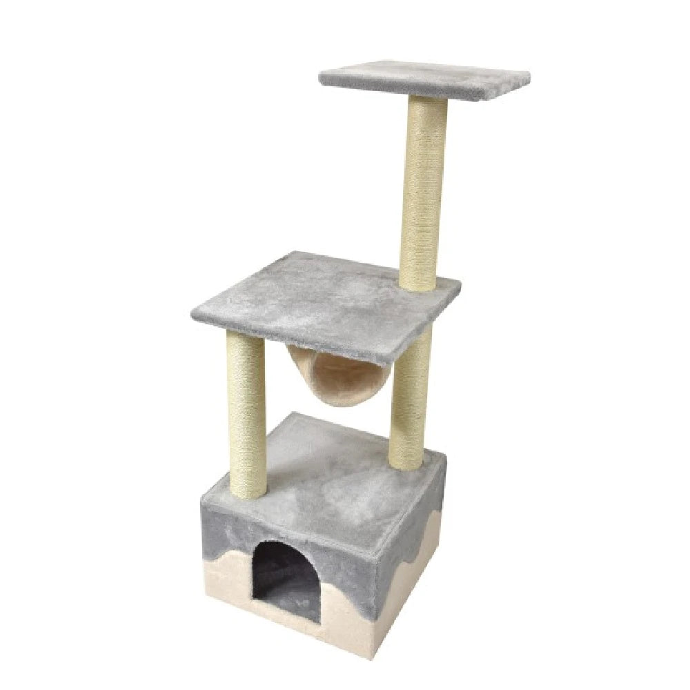 Nayeco Rascador Savanna Tarde para Gatos Gris 40x40x108cm al mejor precio -todoastorenimal.com