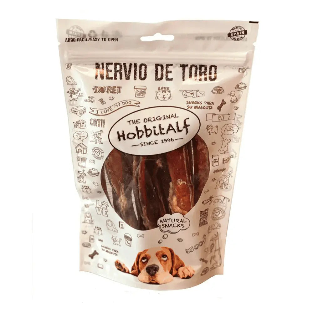 Nervio de Toro 15 cm - Bolsa 10 piezas | Snack Natural para Perros Adultos y Cachorros Puppy Hobbit Alf al mejor precio -todoastorenimal.com