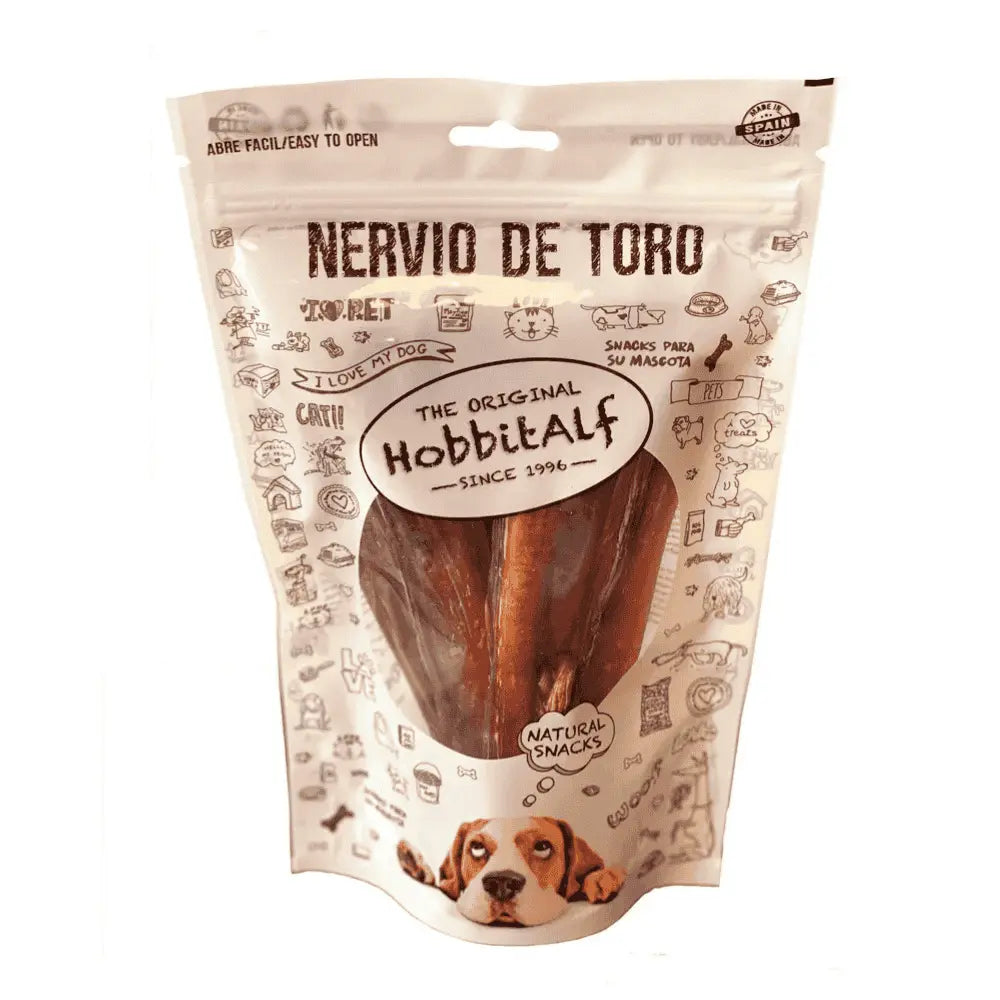 Nervio de Toro 20 cm Extra 7 uds Snack Natural para Perros Hobbit Alf al mejor precio -todoastorenimal.com