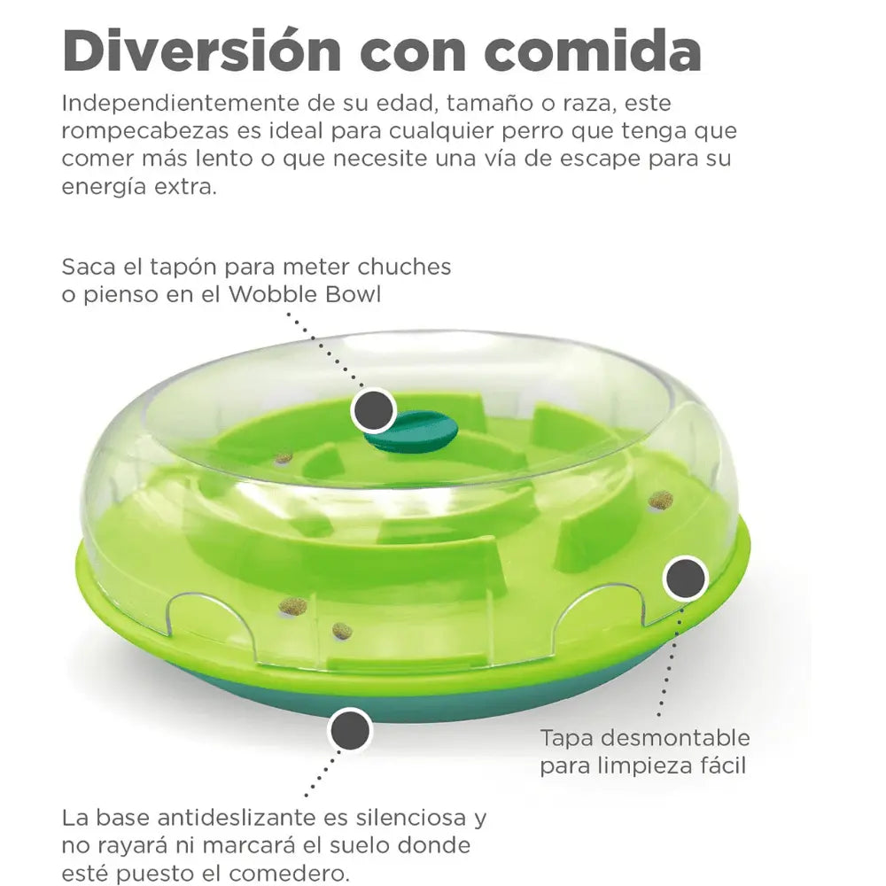 Nina Ottosson Comedero Wobble Bowl Interactivo para Perros al mejor precio -todoastorenimal.com