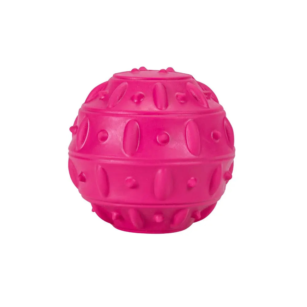 Pelota Teak de Goma para Snacks, Fucsia 8cm FREEDOG