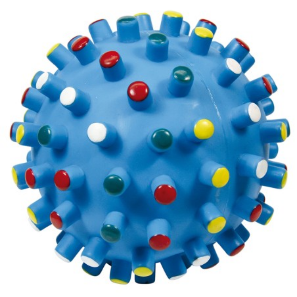 Pelota Vinilo con Puntitas de Colores al mejor precio -todoastorenimal.com