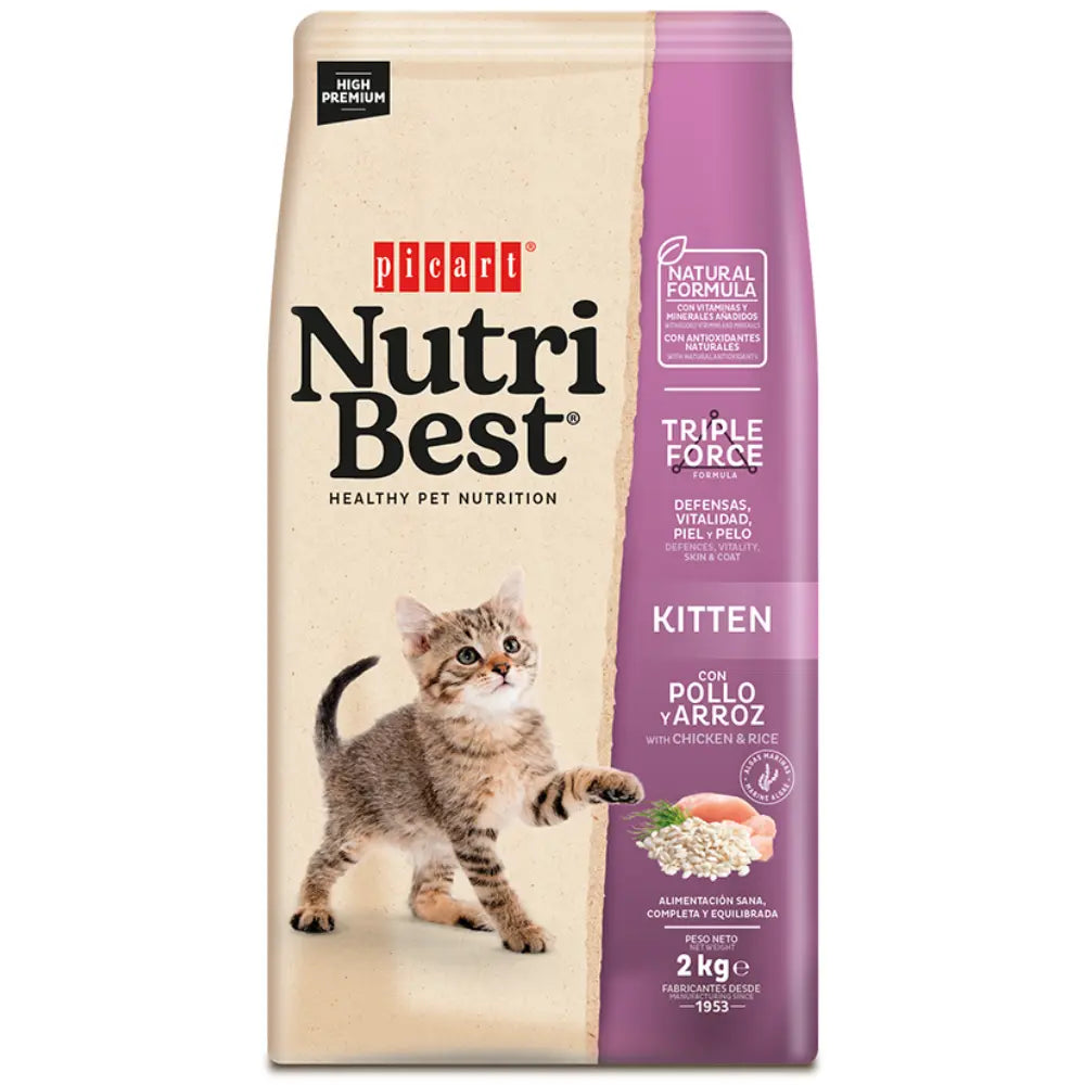 Picart Nutribest Cat Kitten al mejor precio -todoastorenimal.com