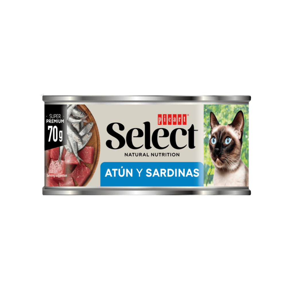 Picart Select Adult Atún y Sardinas Lata Comida Húmeda para Gatos al mejor precio -todoastorenimal.com