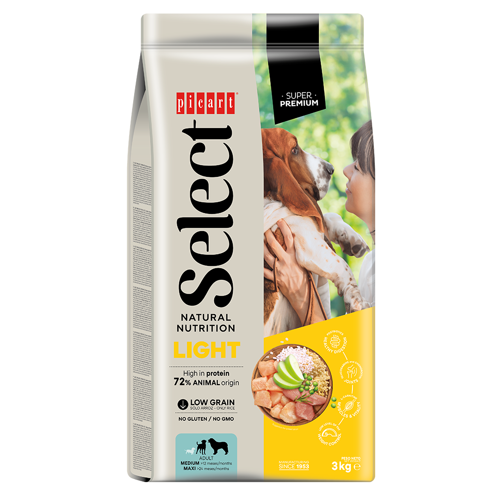 Picart Select Adult Light Pienso Bajo en Calorías para Perros al mejor precio -todoastorenimal.com