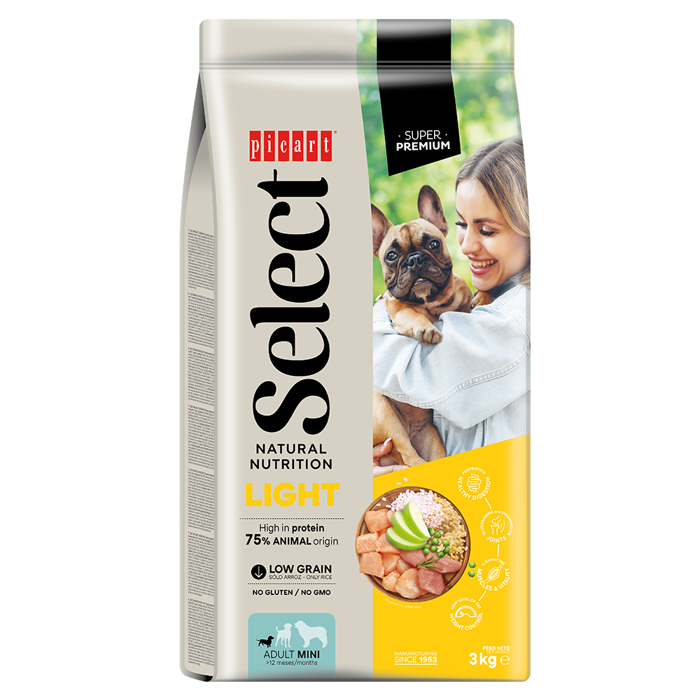 Picart Select Adult Mini Light Pienso para Perros al mejor precio -todoastorenimal.com