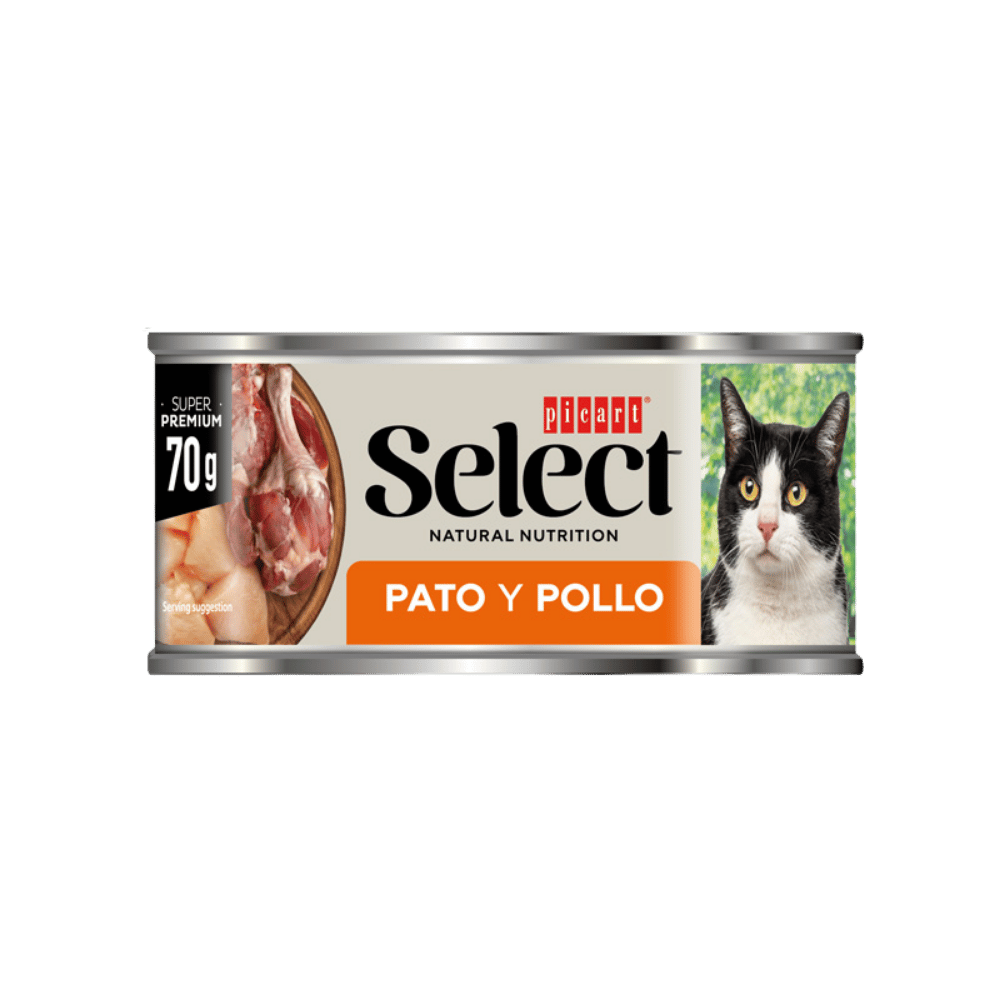 Picart Select Adult Pato y Pollo Lata Comida Húmeda para Gatos al mejor precio -todoastorenimal.com