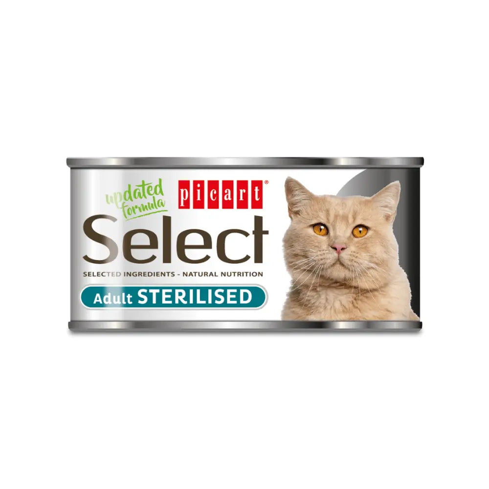 Picart Select Cat Sterilised Lata 95 g Comida Húmeda para Gatos Esterilizados al mejor precio -todoastorenimal.com