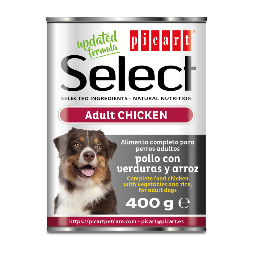 Picart Select Comida Húmeda para Perros | Lata 400 g al mejor precio -todoastorenimal.com
