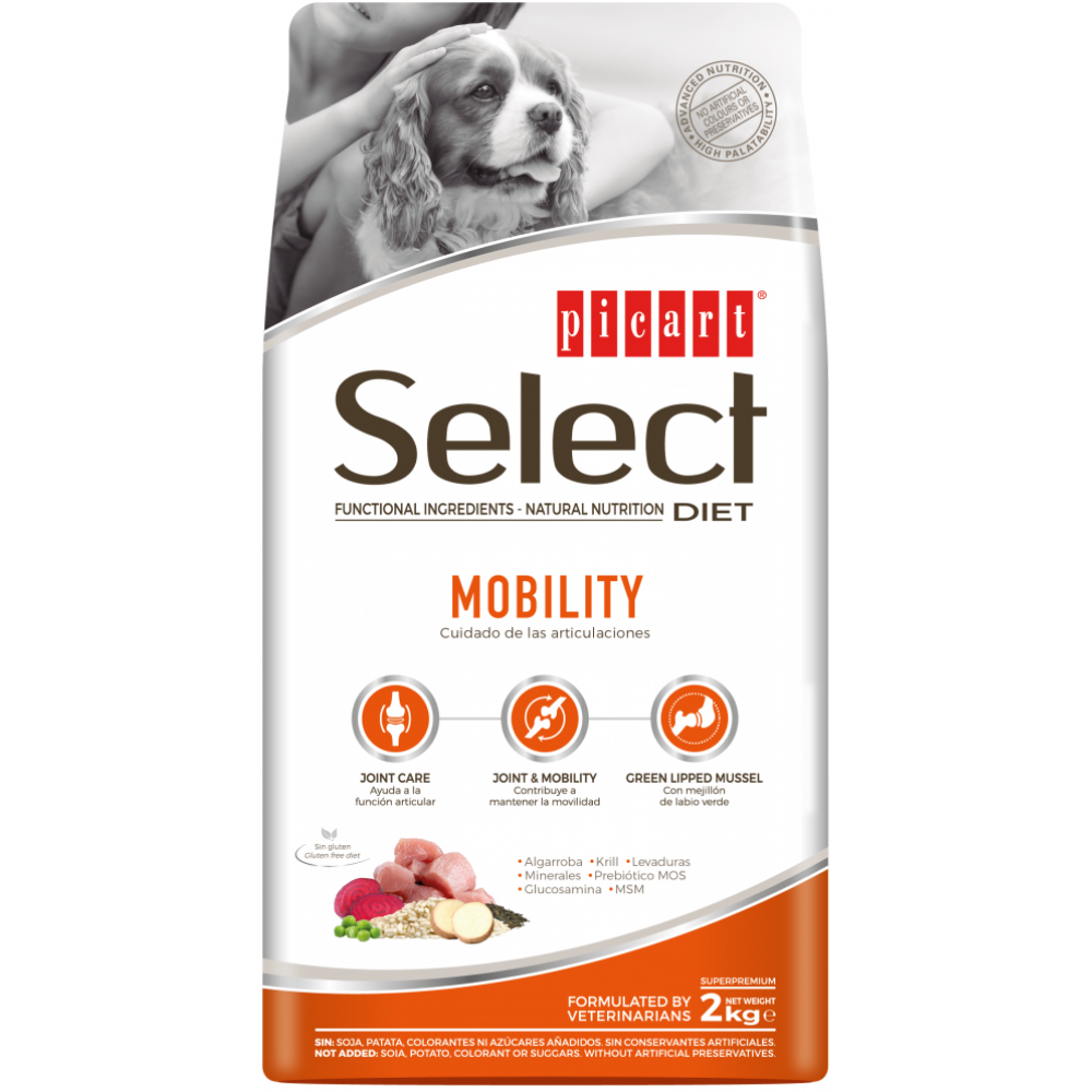 Picart Select Veterinary Diet Mobility Pienso para Perros al mejor precio -todoastorenimal.com