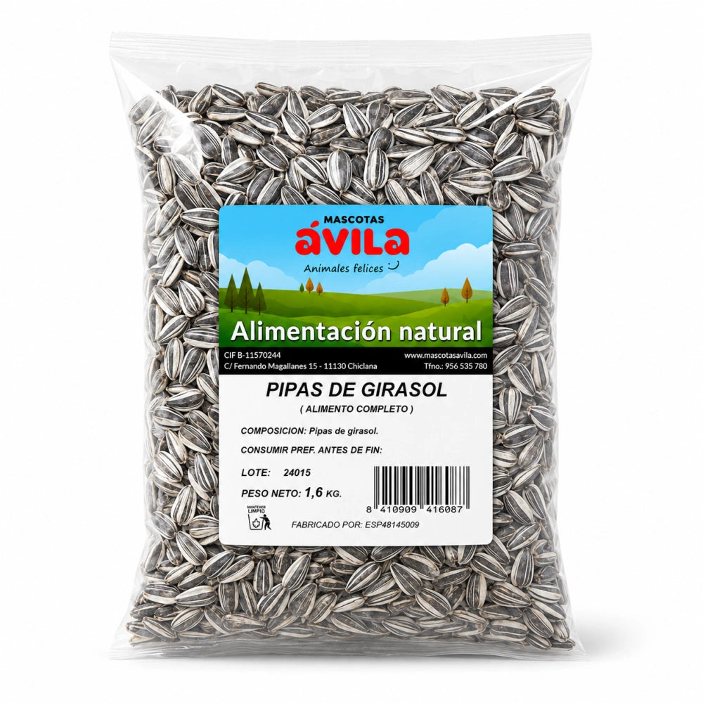 Pipas Girasol Sinfonia Bolsa 1 kg al mejor precio -todoastorenimal.com