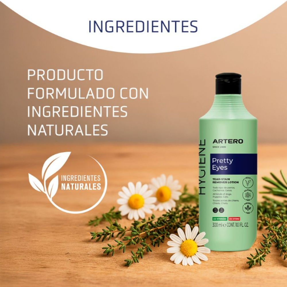 Pretty Eyes Artero 250 ml Limpiador Lagrimal para Perros y Gatos al mejor precio -todoastorenimal.com