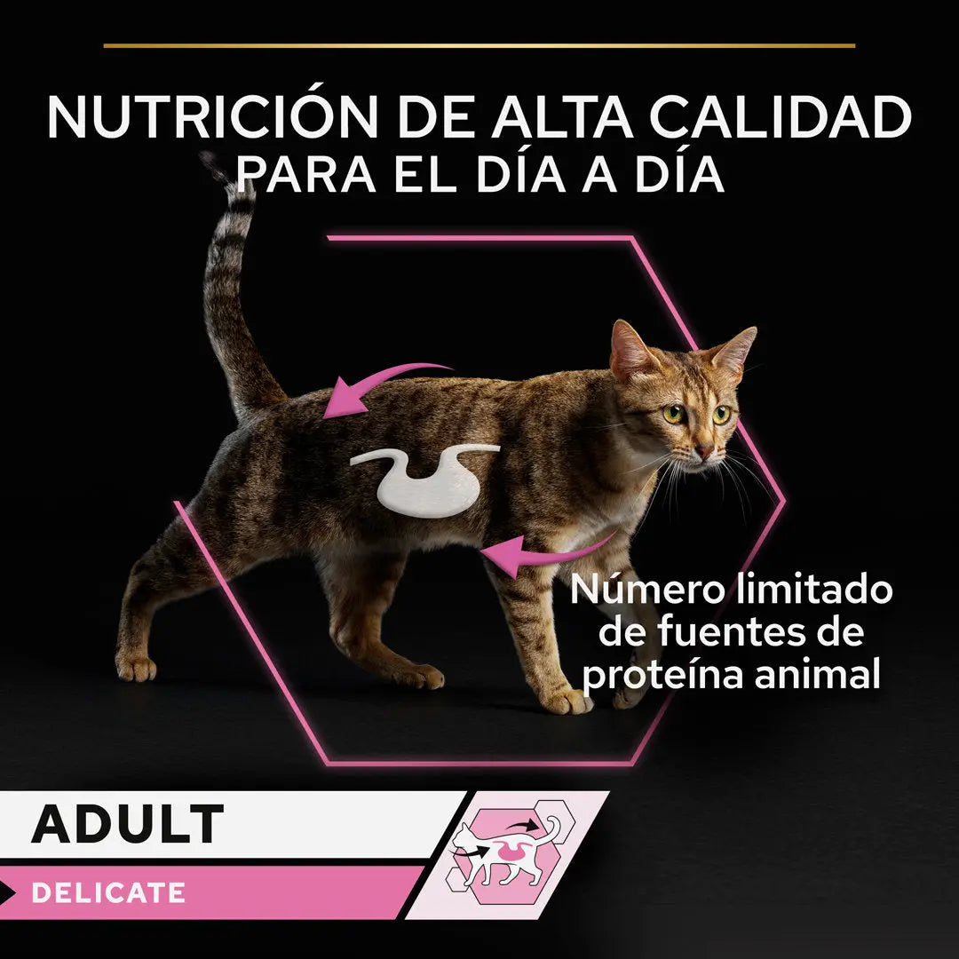 Pro Plan Cat Lata Delicate Pavo 85 g al mejor precio -todoastorenimal.com