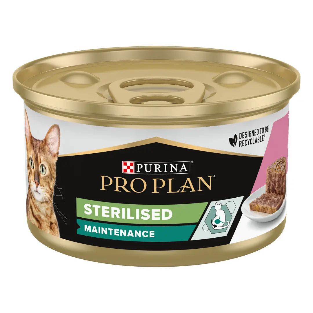 Pro Plan Cat Lata Sterilised Salmón&Atún 85 g al mejor precio -todoastorenimal.com