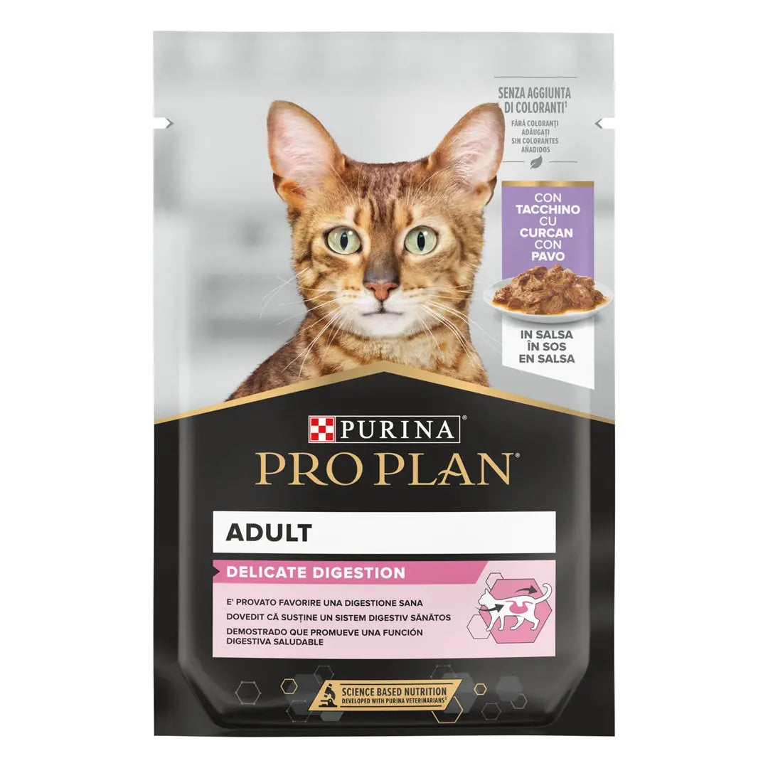 Pro Plan Cat Sobre Adult Delicate Pavo 85 g al mejor precio -todoastorenimal.com