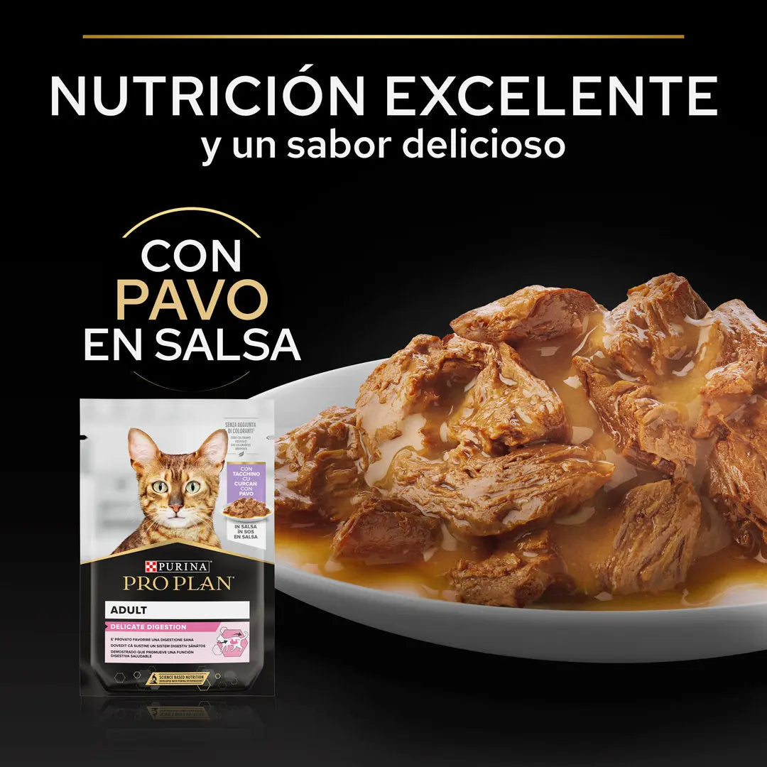 Pro Plan Cat Sobre Adult Delicate Pavo 85 g al mejor precio -todoastorenimal.com