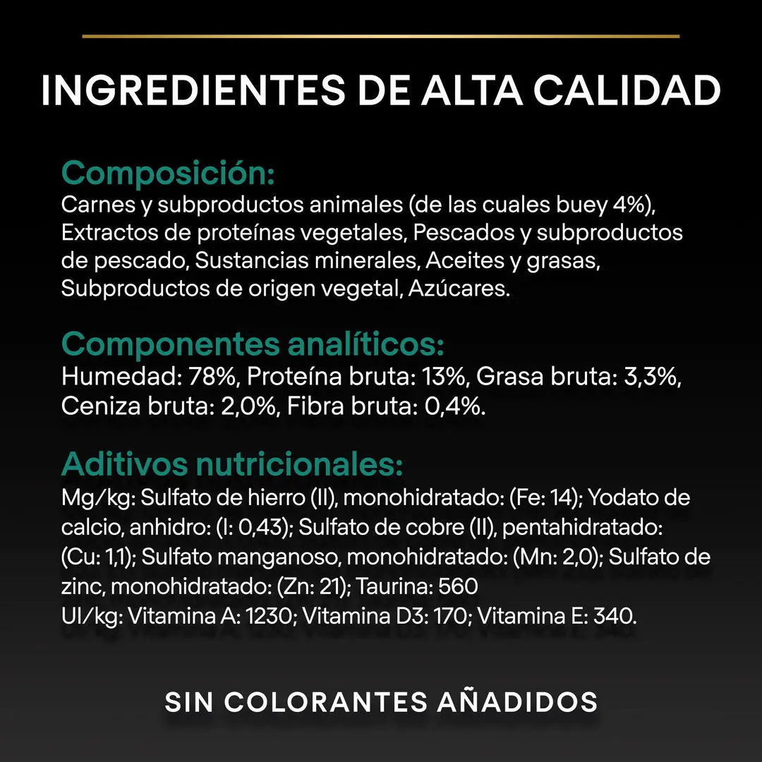 Pro Plan Cat Sobre Adult Sterilised Buey 85 g al mejor precio -todoastorenimal.com