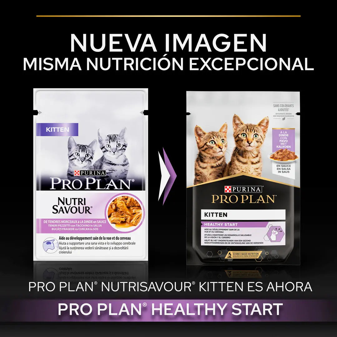 Pro Plan Cat Sobre Kitten Pavo 85 g al mejor precio -todoastorenimal.com